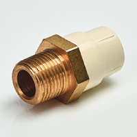 REDUCING MALE ADAPTOR (BRASS THREADS)